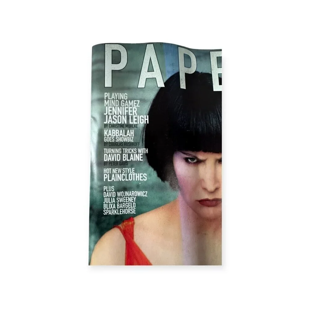 Paper Magazine Feb 1999 Jennifer Jason Leigh Cover NYC Culture Rare
